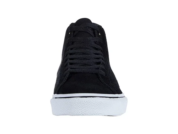 Emerica Omen High Top Skate Shoes - Black/White/Gold 7