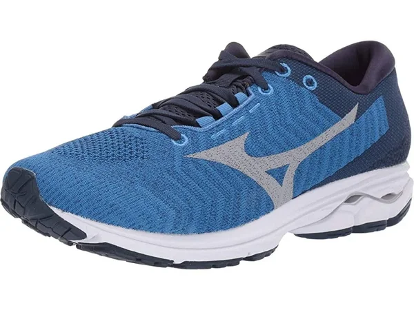 Mizuno Wave Rider Waveknit 3 Men's Running Shoe Blue Size 11.5