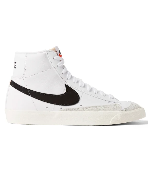 Nike Blazer Mid &77 Vintage Men's Sneakers - White/Black - 5.5