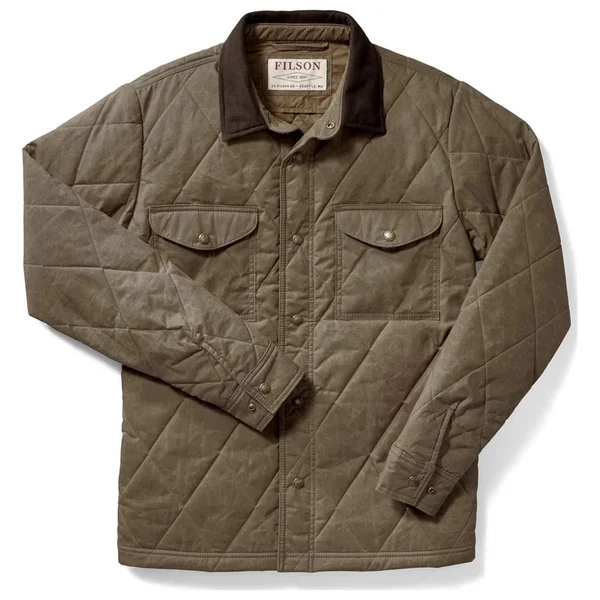 Filson Men's Hyder Quilted Jac-Shirt - Tan - XL