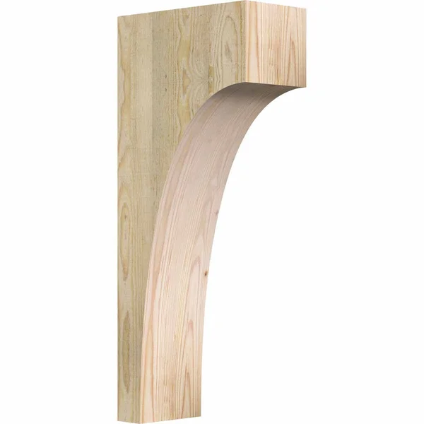 6x22W x 12x22D x 28x22H Huntington Rough Sawn Corbel - Douglas Fir