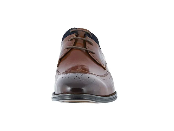 Stacy Adams Hewlett Wingtip Oxford - Men's - Cognac/Navy