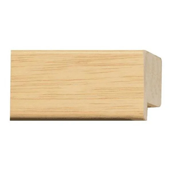 CustomPictureFrames 24x32 - 24 x 32 Natural Oak Flat Solid Wood Frame with UV Framer&s Acrylic & Foam Board Backing - Great