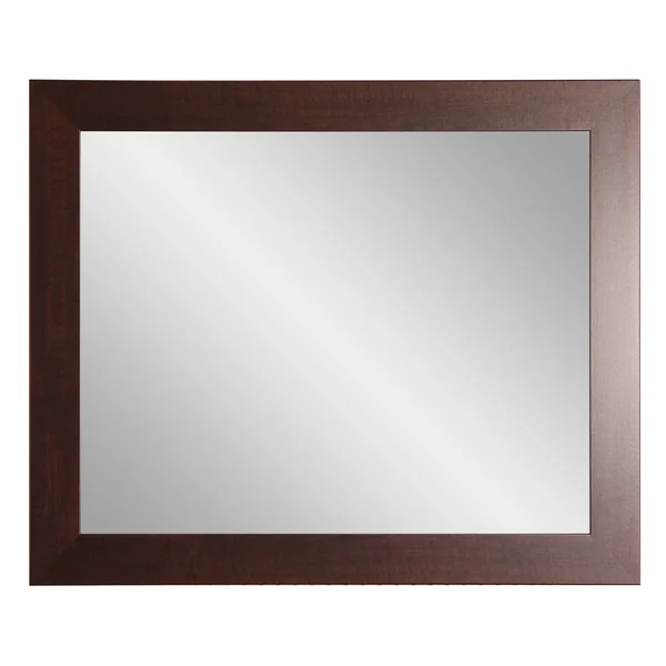Espresso Grain Wall Mirror - Walnut - 25.5 x 38