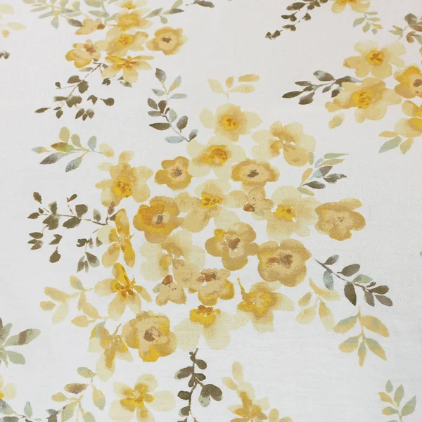 Style Quarters Savanah Floral 3PC Duvet Cover Set-Yellow Watercolor Savannah Floral Pattern-100% Cotton-Machine Washable - Queen