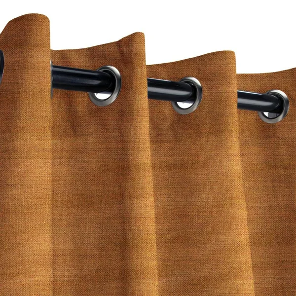 Sunbrella Spectrum Sierra Outdoor Curtain with Nickel Grommets 50 in. x 108 in.