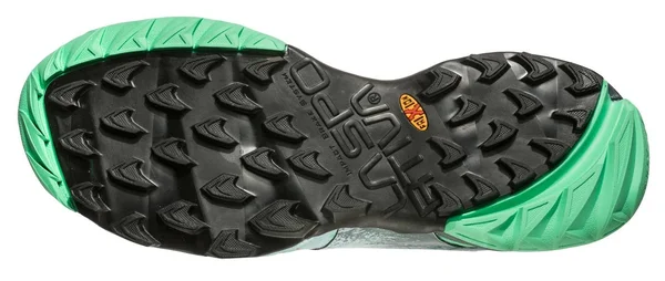 La Sportiva Akasha Blau-Gr黱 - Womens Trail Running & Running Shoes, Size US 9.5+ - Color Stone Blue - Jade Green