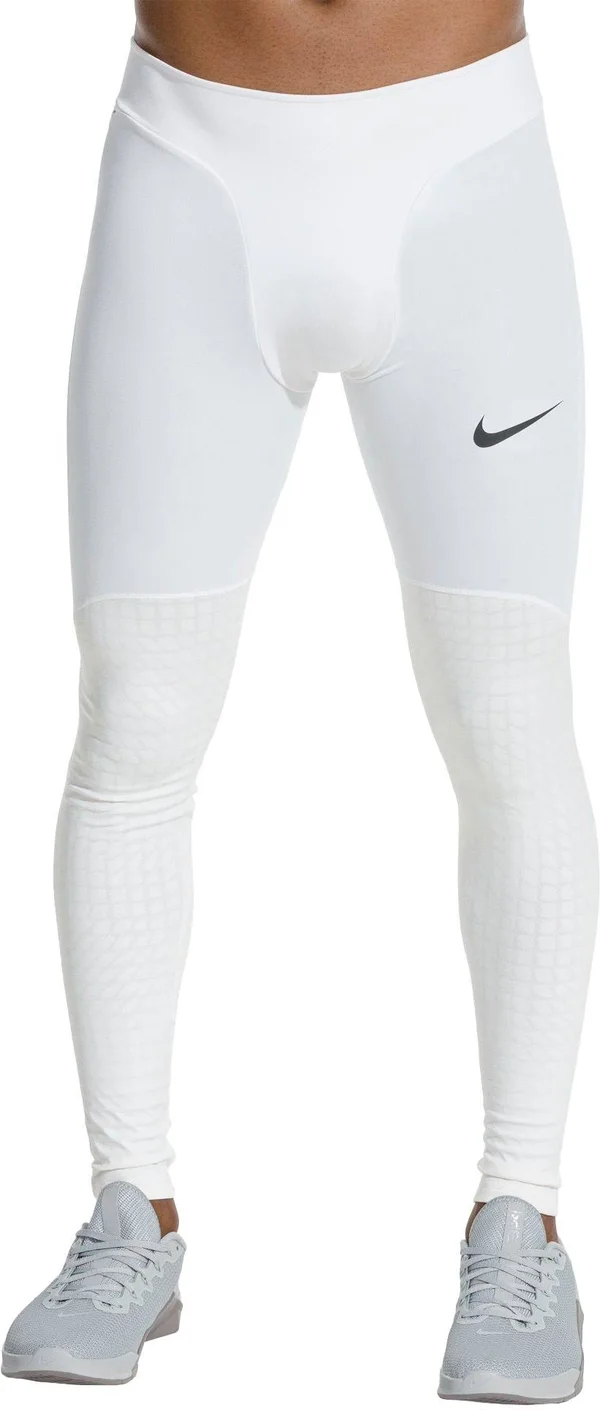 Nike Men's Pro Utility Therma Tights - Size: Small, White