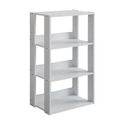 DIY 3-Shelf Bookcase - White Ebern Designs
