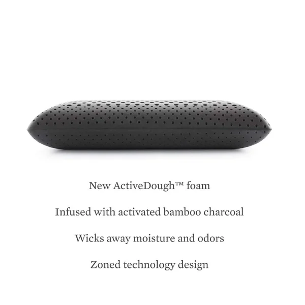 Malouf Zoned ActiveDough Pillow + Bamboo Charcoal King