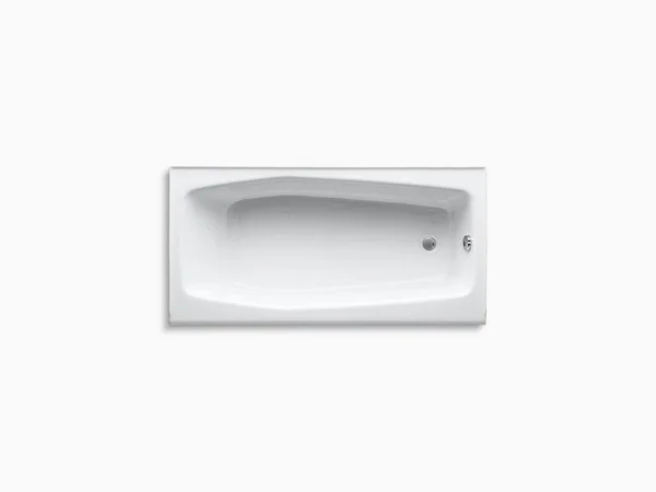 Kohler K-716-96 Villager Bath with Right-Hand Drain, Biscuit