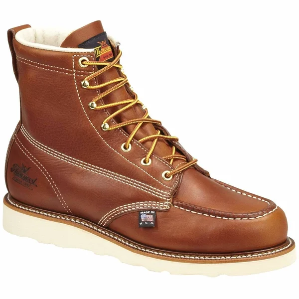 Thorogood Men's American Heritage 6x22 Wedge Work Boots - Steel Toe