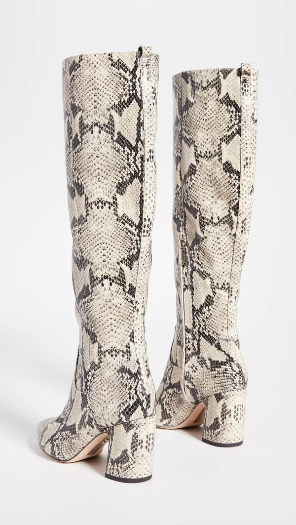 Sam Edelman Hai Boots Black/Nude 9