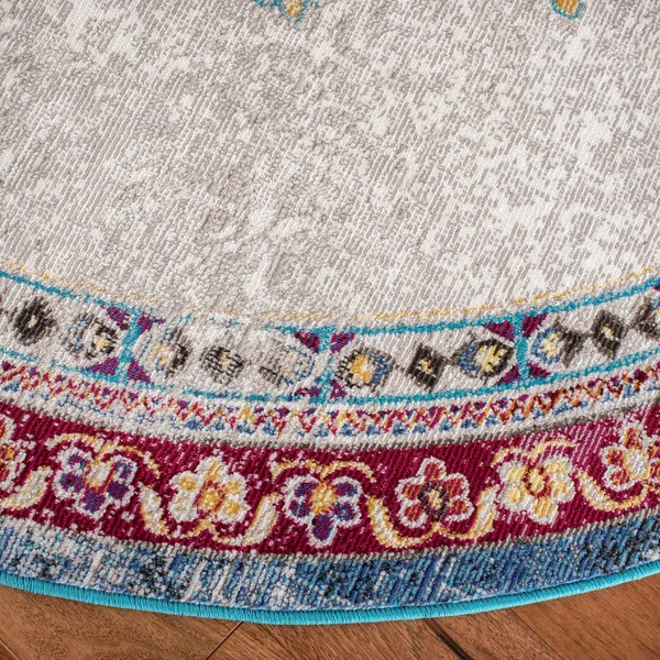 Safavieh Aria ARA103A 5&1x22 x 7&6x22 Ivory, Navy Area Rug