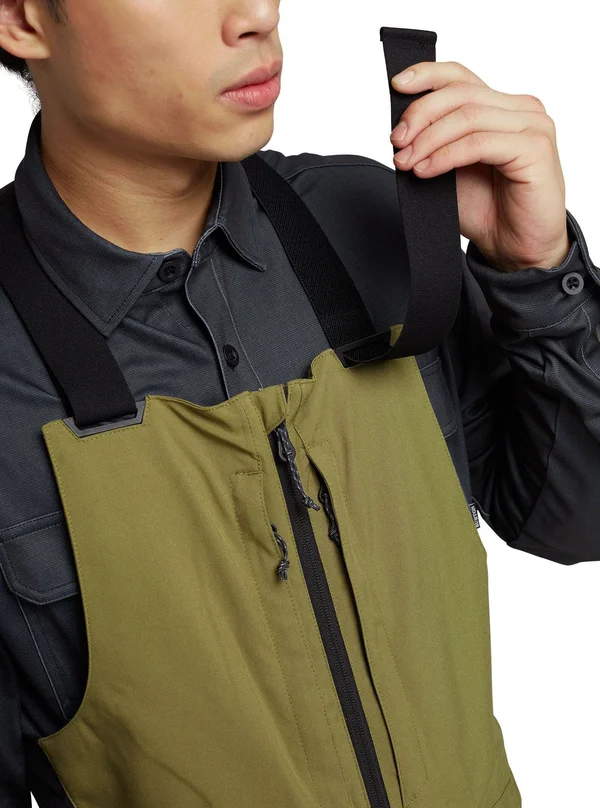 Burton Men's Reserve Bib Pant - Martini Olive, L