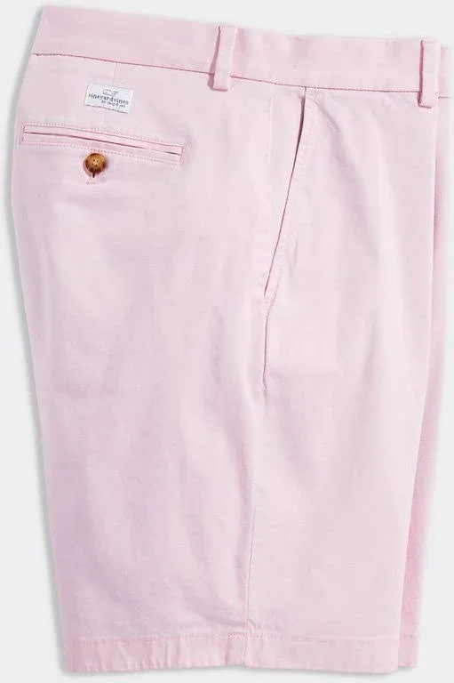 Men's Vineyard Vines 9 inch Stretch Breaker Shorts, Size 42 - Pink