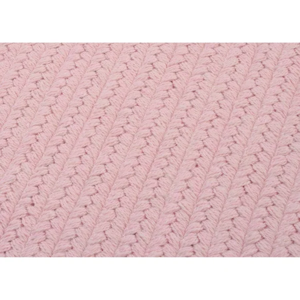 Colonial Mills Westminster Braided Rug Blush Pink - Size: 7 x 9 ft.