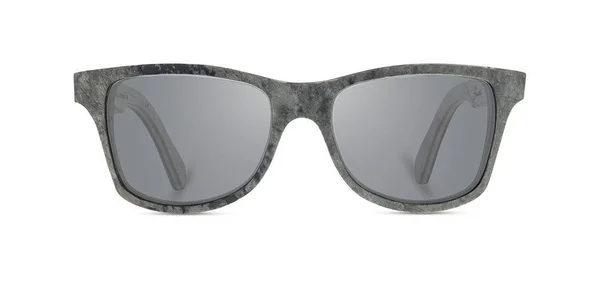 Shwood Canby Stone Sunglasses - White Slate - Grey Polarized