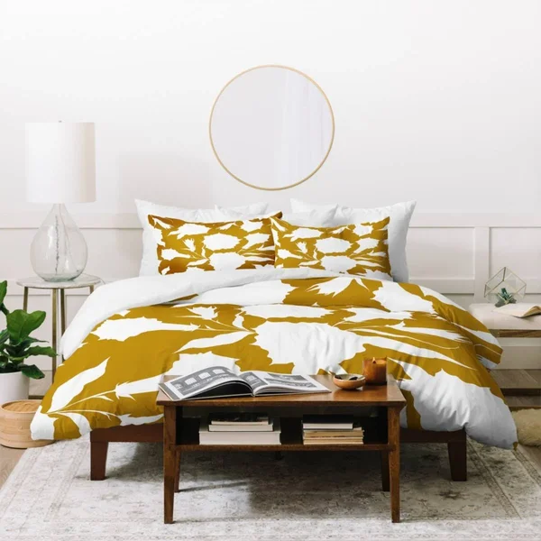 Deny Designs Iveta Abolina La Jardin Noir VI Twin Duvet Set - Multi