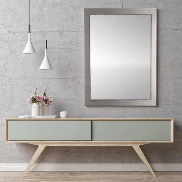 BrandtWorks Silver Lined Wall Mirror 31.5x22 x 40.5x22