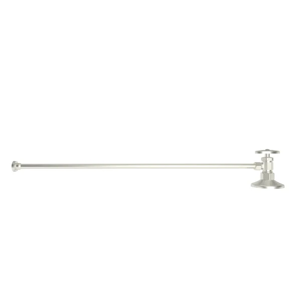 Brasstech 482 Satin Nickel Toilet Supply Kit - 1/2x22 Compression