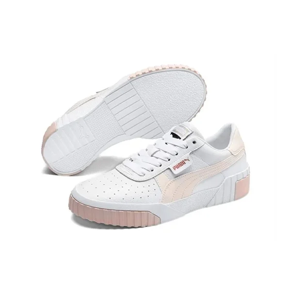 Puma Cali Women's Sneakers, White/Rosewater, 7.5