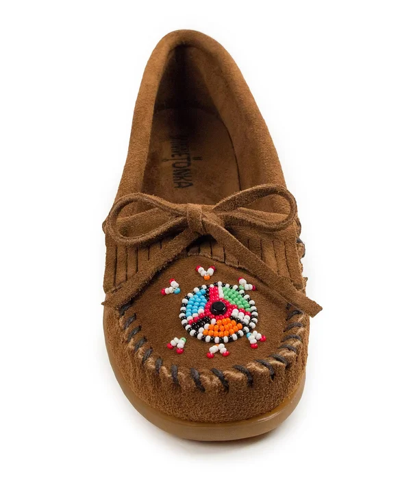 Minnetonka Women's Me to We Moccasin 8.5 - Dusty Brown