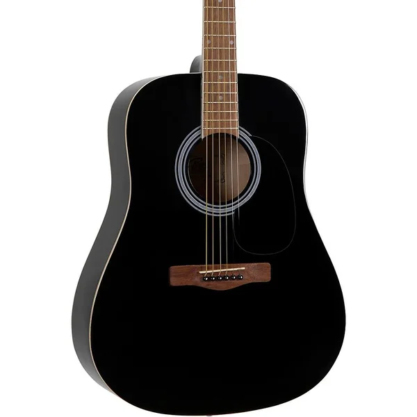 Rogue RD80 Dreadnought Acoustic Guitar Black - Beige