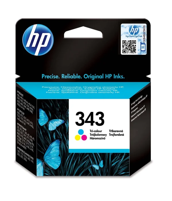 HP 343 Color Printer Ink Cartridge