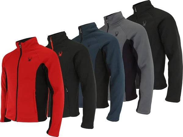 Spyder Steller Full Zip Jacket for Men Black Medium
