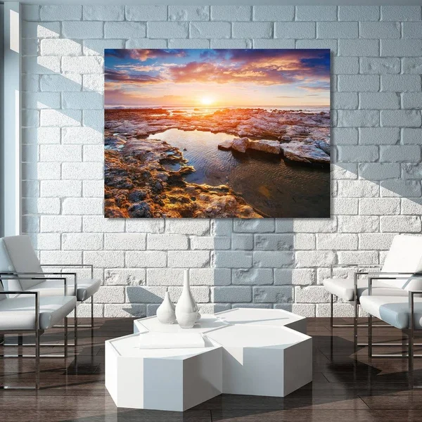 Picture Perfect International Trapany. Sicily, Italy, Europe Giclee Print Canvas Wall Art, 36 Inches x 48 Inches x 1.5 Inches