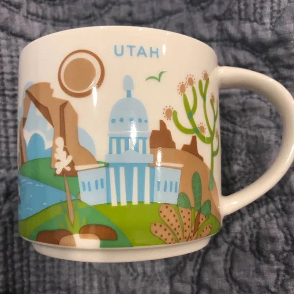 Starbucks Utah You Are Here Collection Coffee Mug Brand New