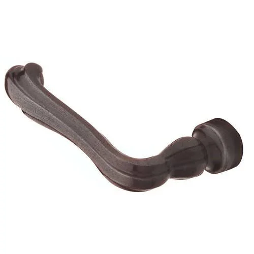 Baldwin 5101.LMR Single Left Hand Estate Lever Minus Rosettes Non-Lacquered Brass