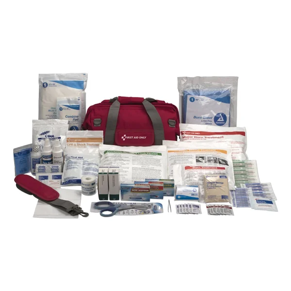 Pac-Kit All Terrain First Aid Kit 112 Pieces Ballistic Nylon Red