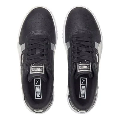 Puma Cali Varsity Shoes White Black Women - 38.5