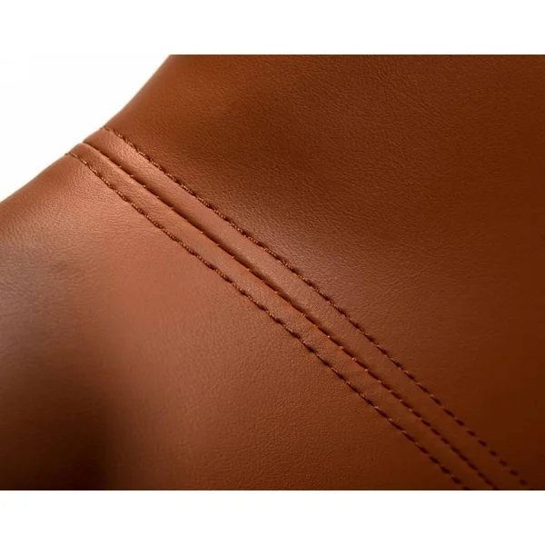 Modrest Jennifer - Industrial Brown Eco-Leather Accent Chair