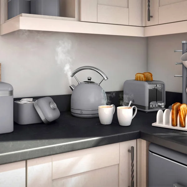 Swan Grey Retro 2 Slice Toaster