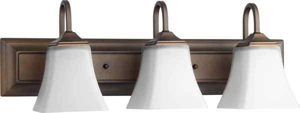 Quorum 3 Light 24& Vanity - Oiled Bronze/Satin Opal - 5104-3-86