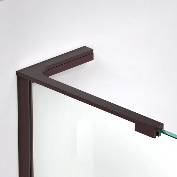 DreamLine L-Bar Support Bracket 12-in (Left Wall Installation) for 10mm (3/8-in) Glass in Oil Rubbed Bronze - SHDRAC20023L06