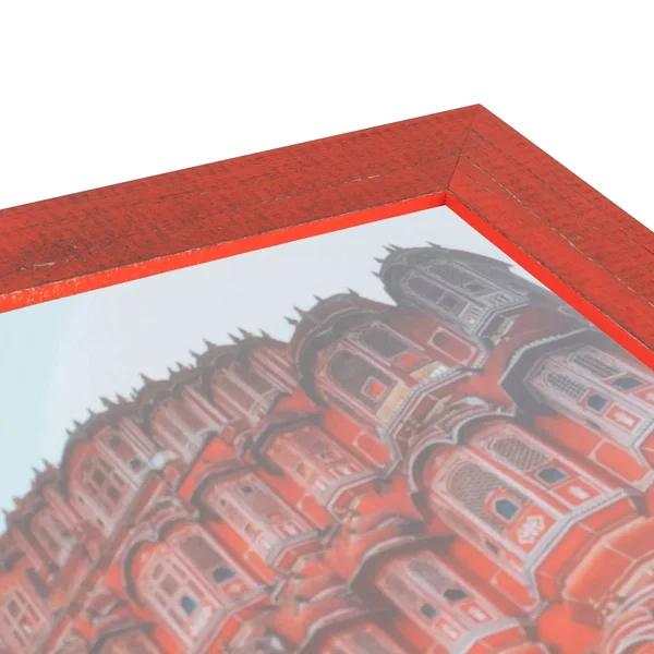 6x34 inch Red Wood Picture Frame for A 6x34 Photo 2WOM-SM-ECO150-RED-6x34. by ArtToFrames
