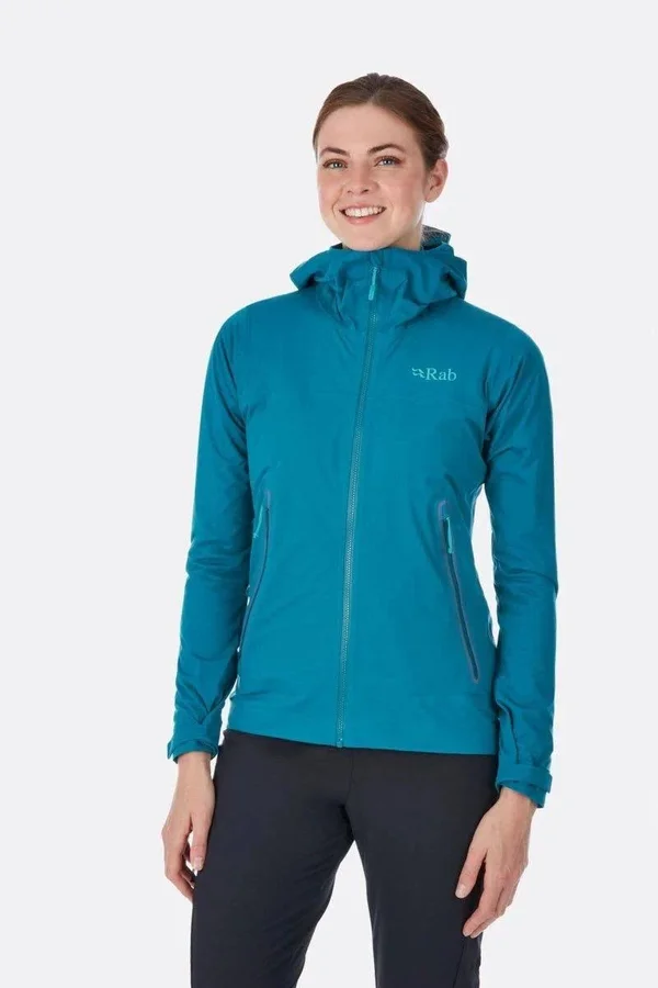 RAB Kinetic Plus Jacket - Women's Amazon/Shadow - 16