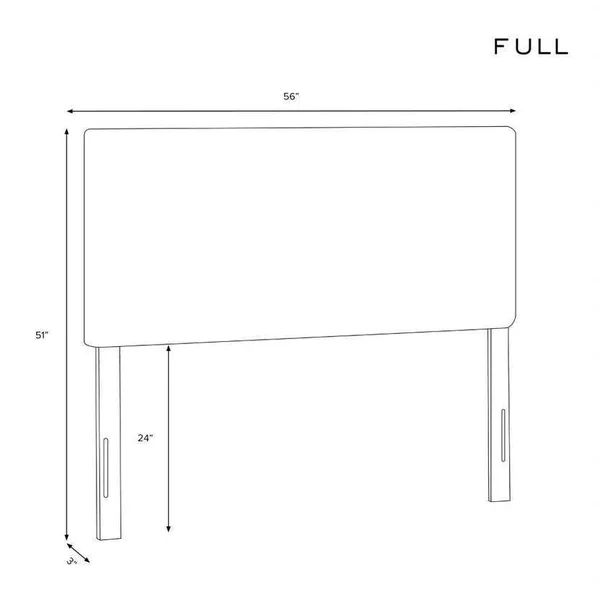 Border Headboard White Full Skyline Furniture