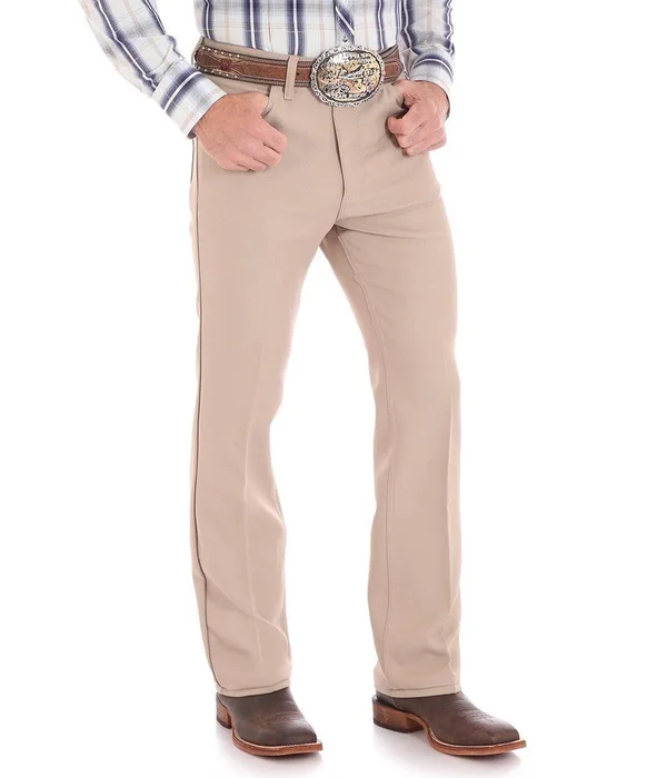 Wrangler Men's Wrancher Regular Fit Dress Jeans - Khaki (33)