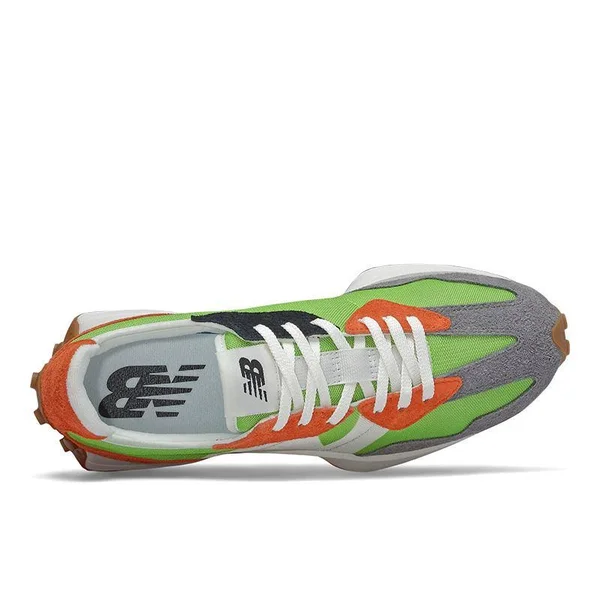 New Balance Men's 327 - Green/Orange (Size 7)