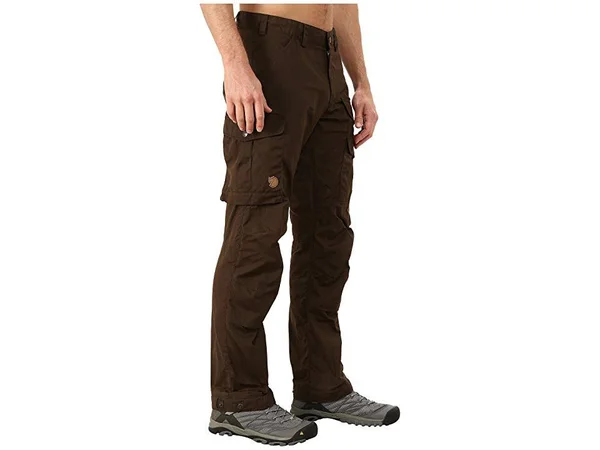 Fjallraven Vidda Pro Trousers Long Olive, Mens G-1000 Full-Length Trousers, Size 44 - Color Dark Olive
