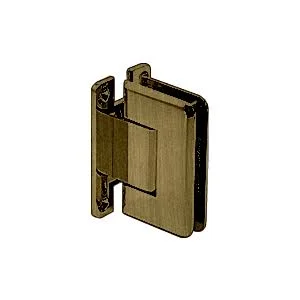 CRL P1n337abr Antique Brass Pinnacle 337 Series Adjustable Wall Mount Full Back Plate HINGE, Gold