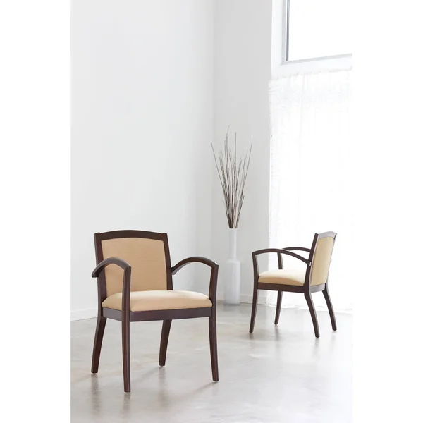 Office Star Napa Cherry Guest Chair with Full Cushion Back