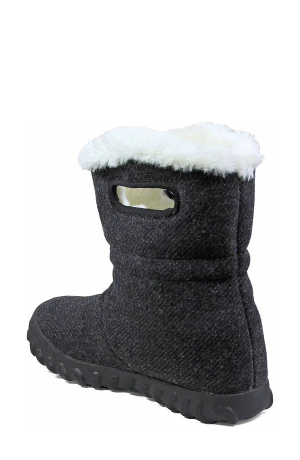 Bogs Women's B-Moc Wool Boot - 8 - Black