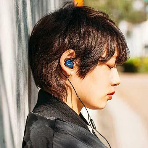 Pioneer Canal Type Earphone High Sealable Sealed Navy Blue SE-CH5T-L