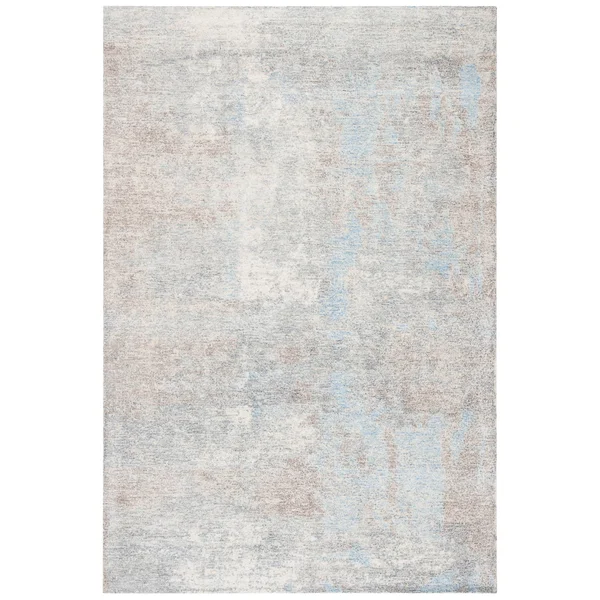 Safavieh Restoration Vintage RVT113F 8& x 10& Grey and Blue Area Rug